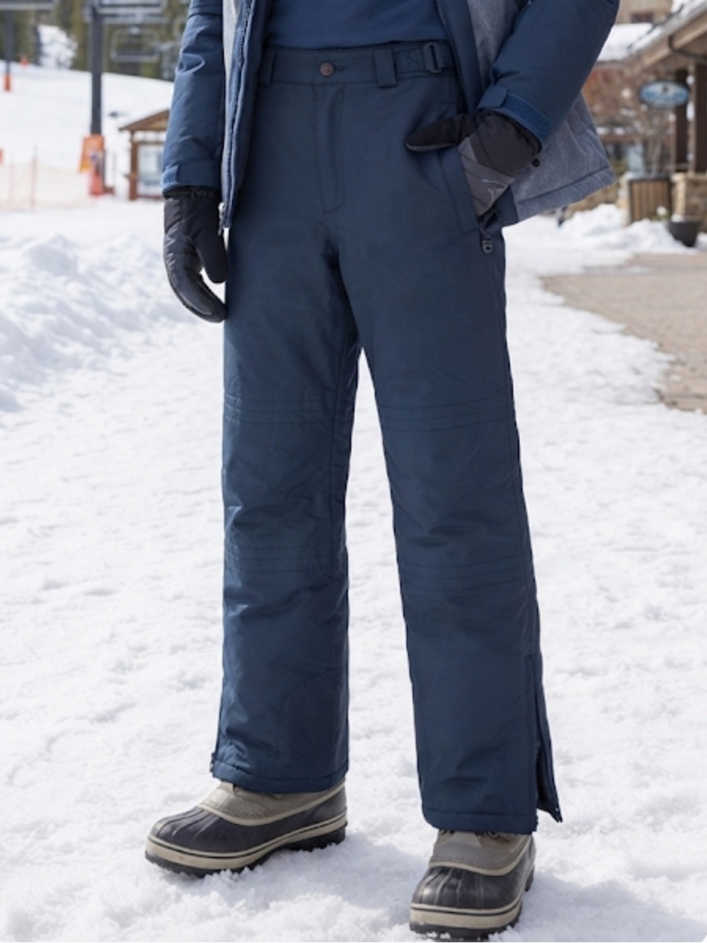 PROTECTION SYSTEM Boys Snowpants Navy Blue Size 14/16